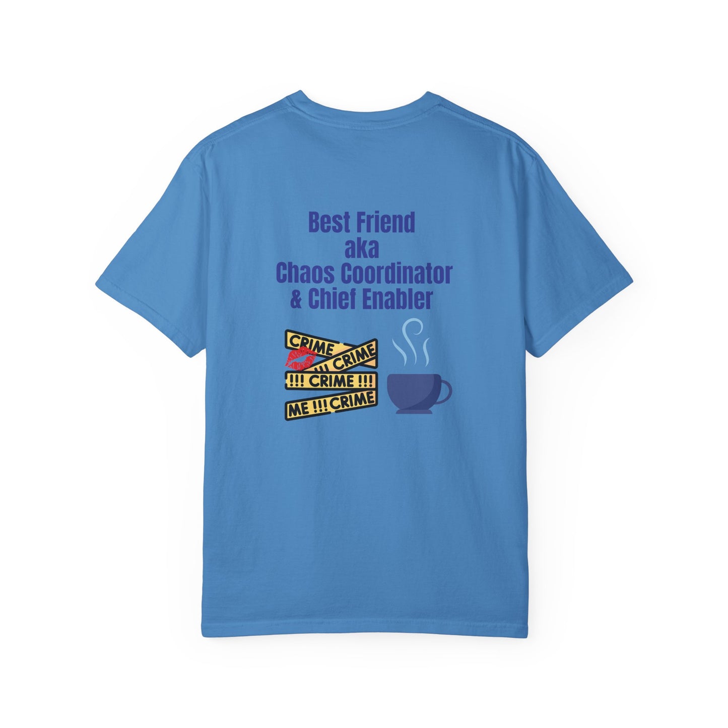 Best Friend Chaos Coordinator T-Shirt, Unisex Tee, Gift for Besties, Fun Friendship Shirt, Birthday Present, Casual Wear