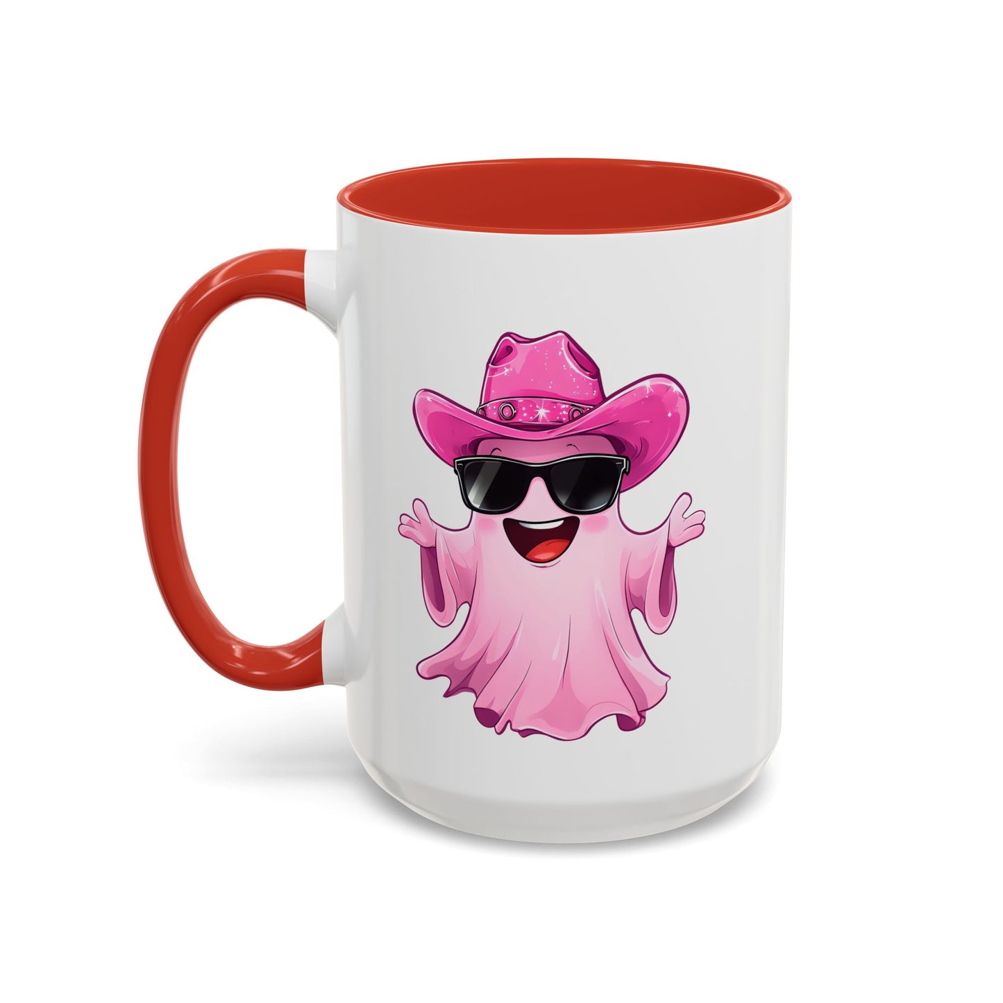 Playful Ghost Coffee Mug - Fun Halloween Drinkware, Cute Gift for Ghost Lovers, Perfect for Fall, Coffee Lovers, Halloween Decor