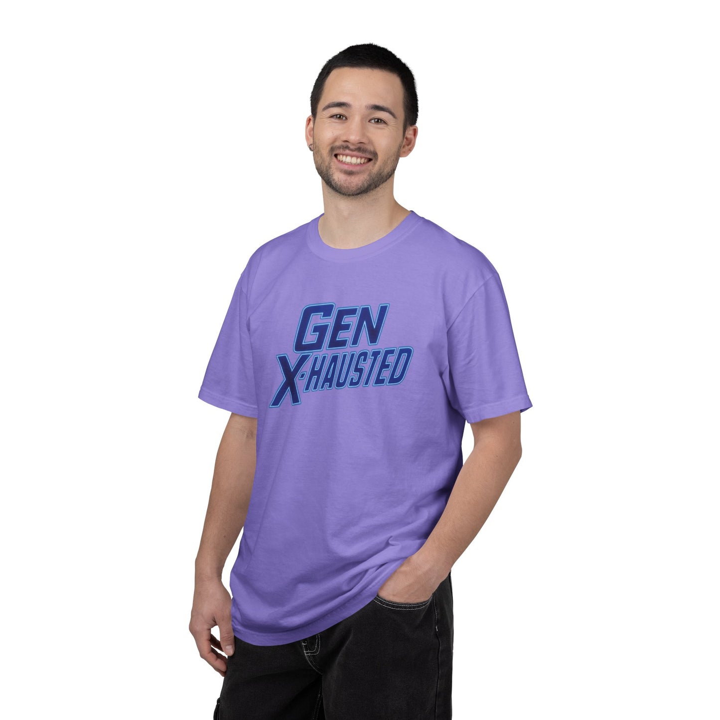 Gen X=Hausted Unisex T-Shirt, Vintage Style Tee, Funny Gift for Gen X, Casual Wear, Humor Shirt