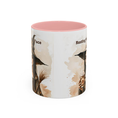 Resting Witch Face Coffee Mug - Halloween Mug, Funny Mug, Witch Mug, Halloween Gift, Coffee Lover Gift