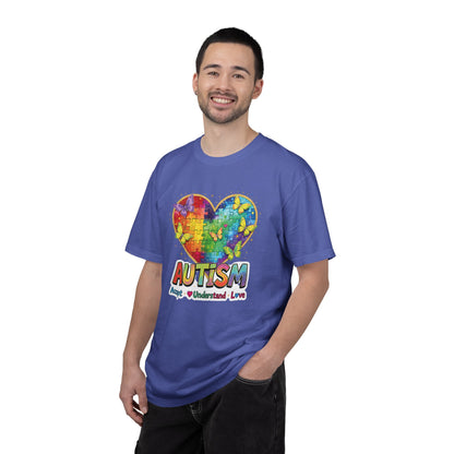 Autism Puzzle Heart T-shirt | Accept Understand Love