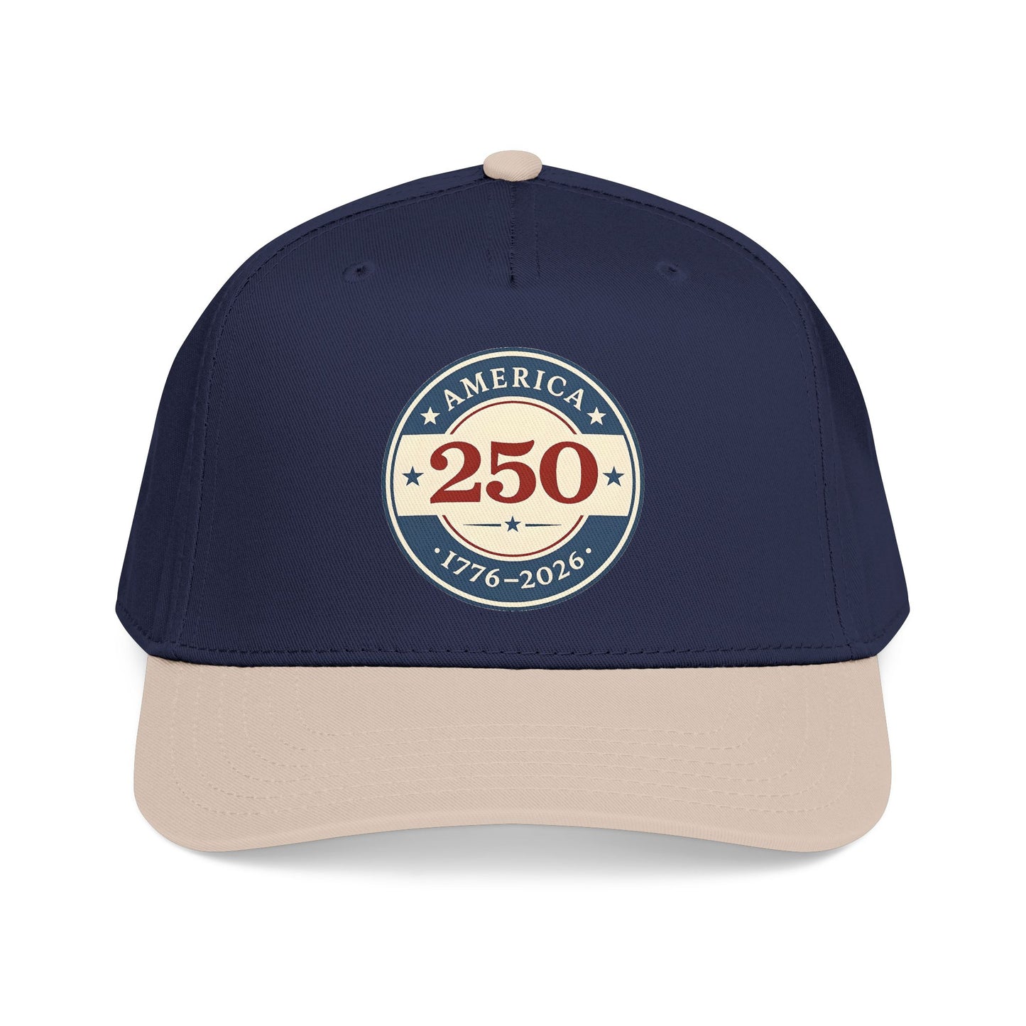 America 250 1776-2026 Patch Mid Profile Baseball Cap | 250th Anniversary Celebration