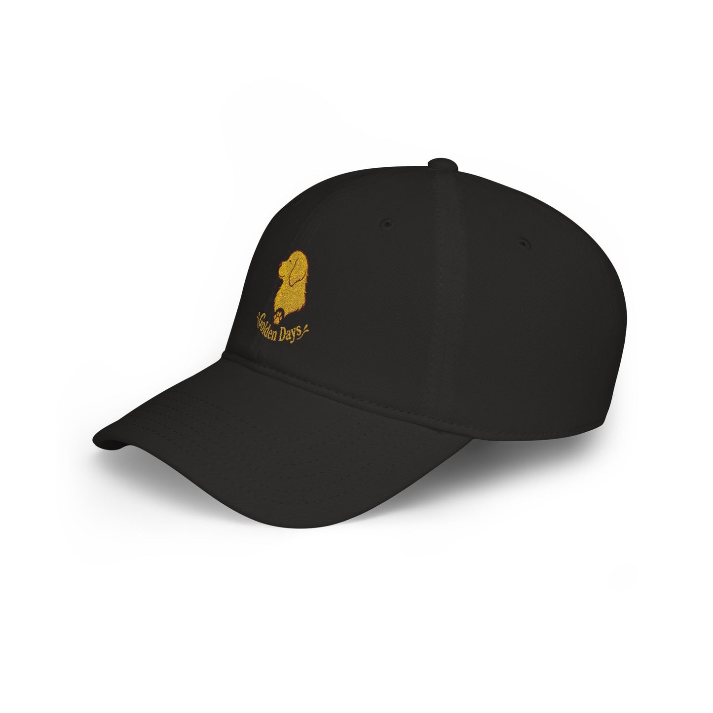 Golden Retriever Silhouette Baseball Cap | 'Golden Days' embroidered