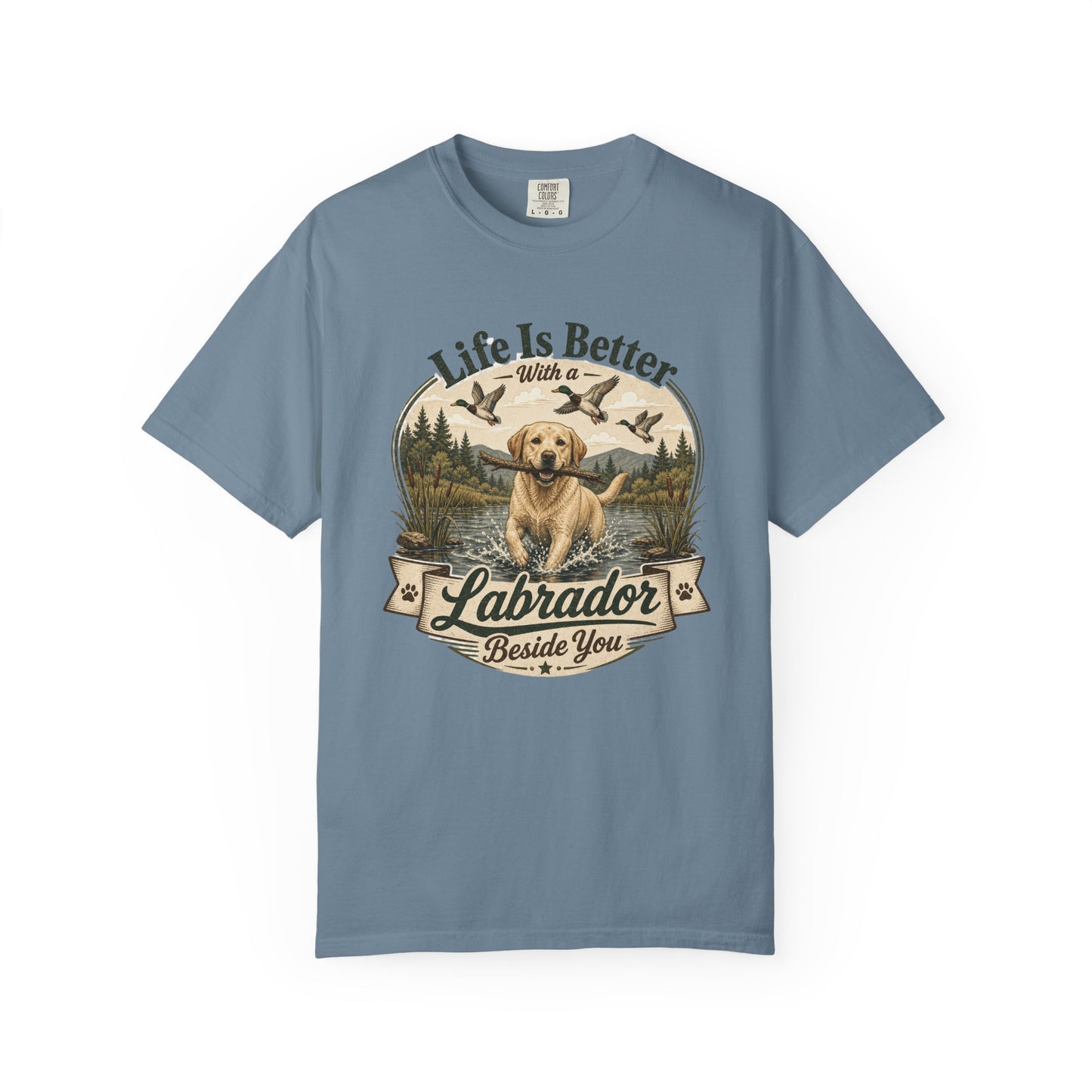 Life Is Better with a Labrador T-shirt | Lab Dog Design