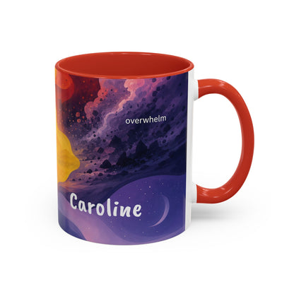 Colorful Emotional Spectrum Mug | Personalized Name Coffee Mug