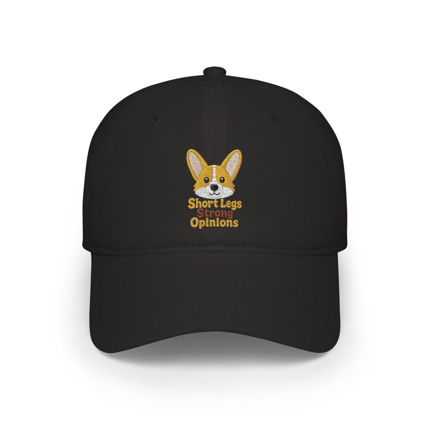 Short Legs Big Opinions Cap | Corgi Embroidered Dad Hat