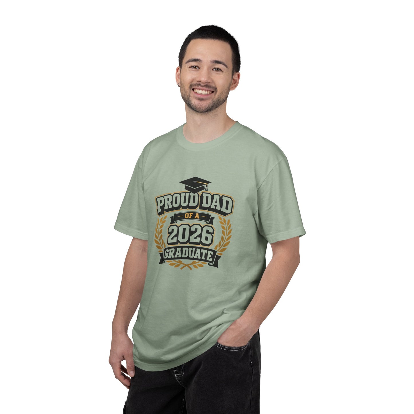 Proud Dad of a 2026 Graduate T-shirt | Graduation Dad Tee, Class of 2026