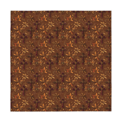 Autumn Leaves Tablecloth - Fall Decor, Harvest Celebration, Thanksgiving Table Decor, Seasonal Table Cover, Cozy Dining Essentials