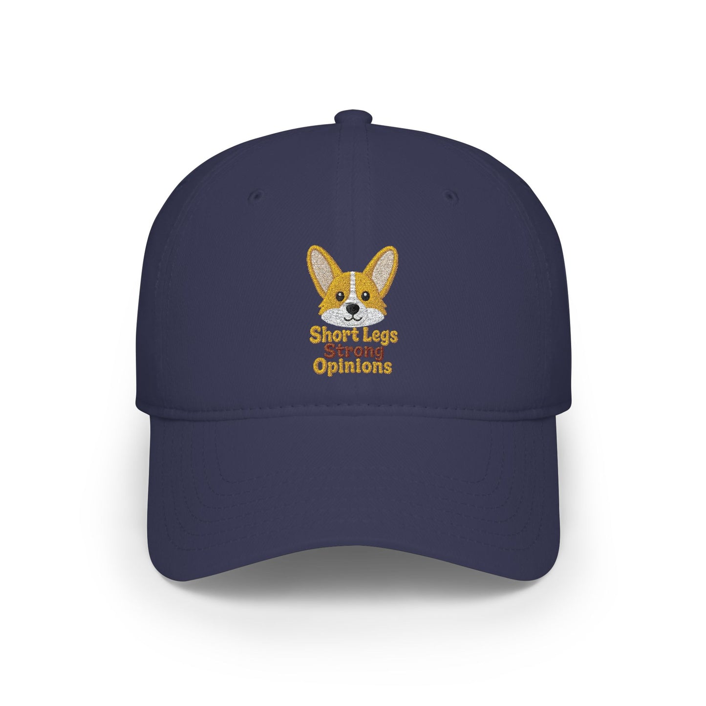 Short Legs Big Opinions Cap | Corgi Embroidered Dad Hat
