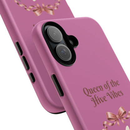 Queen of the Hive Bee Phone Case | Cute Floral Bee iPhone Case
