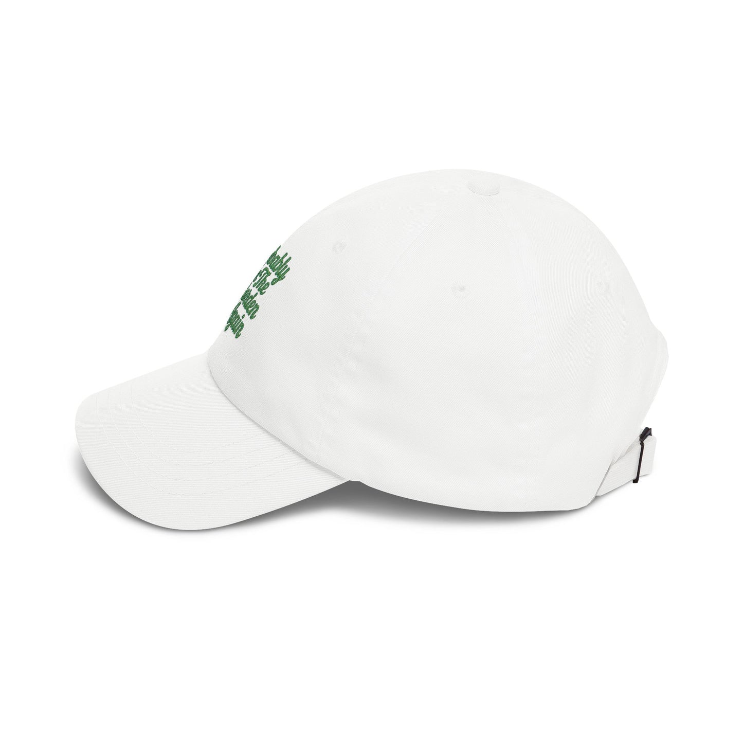 Probably In The Garden Again Dad Cap | Embroidered Floral Script hat