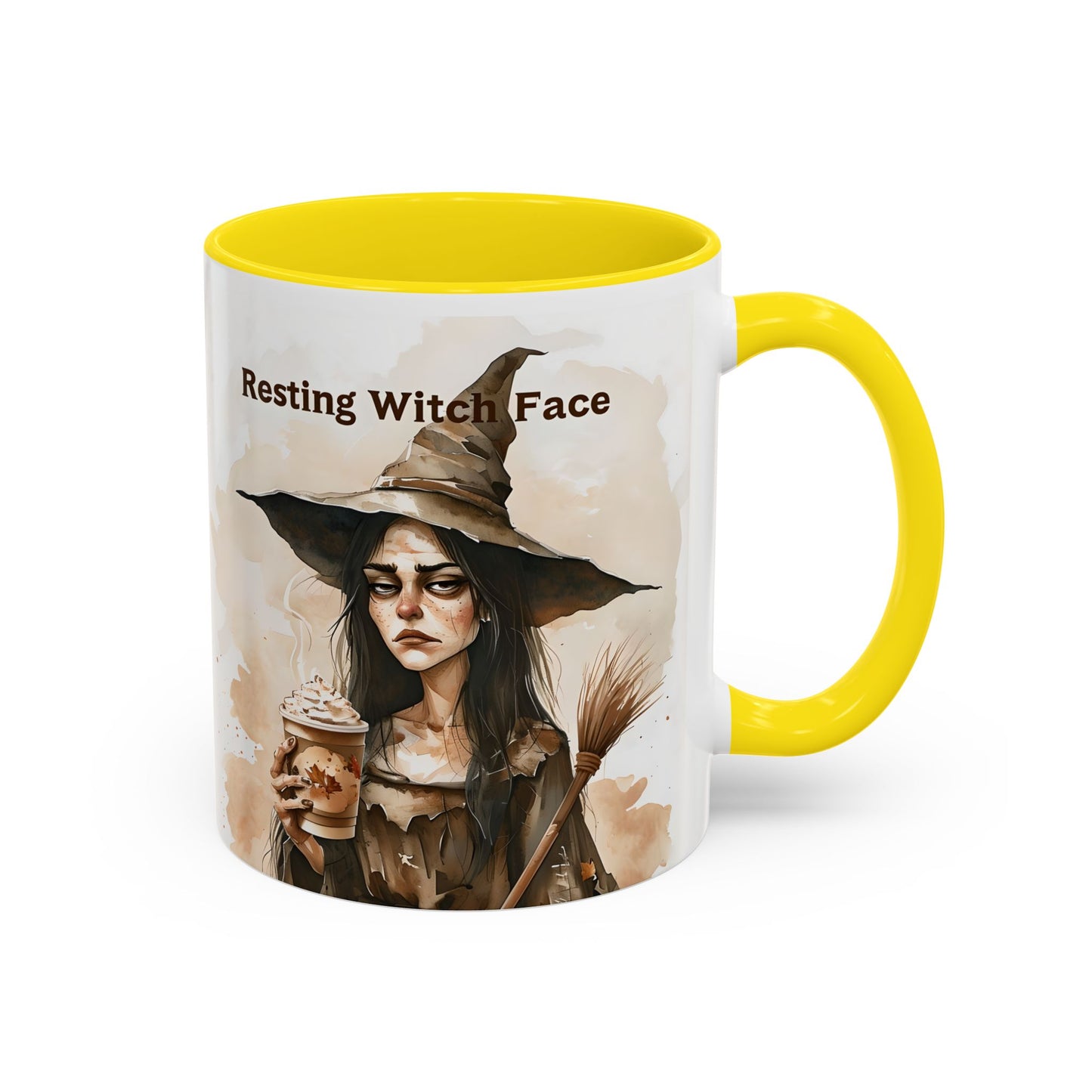 Resting Witch Face Coffee Mug - Halloween Mug, Funny Mug, Witch Mug, Halloween Gift, Coffee Lover Gift