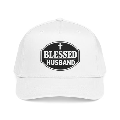 Blessed Husband Embroidered Hat Mid Profile Baseball Cap | Husband Dad Faith