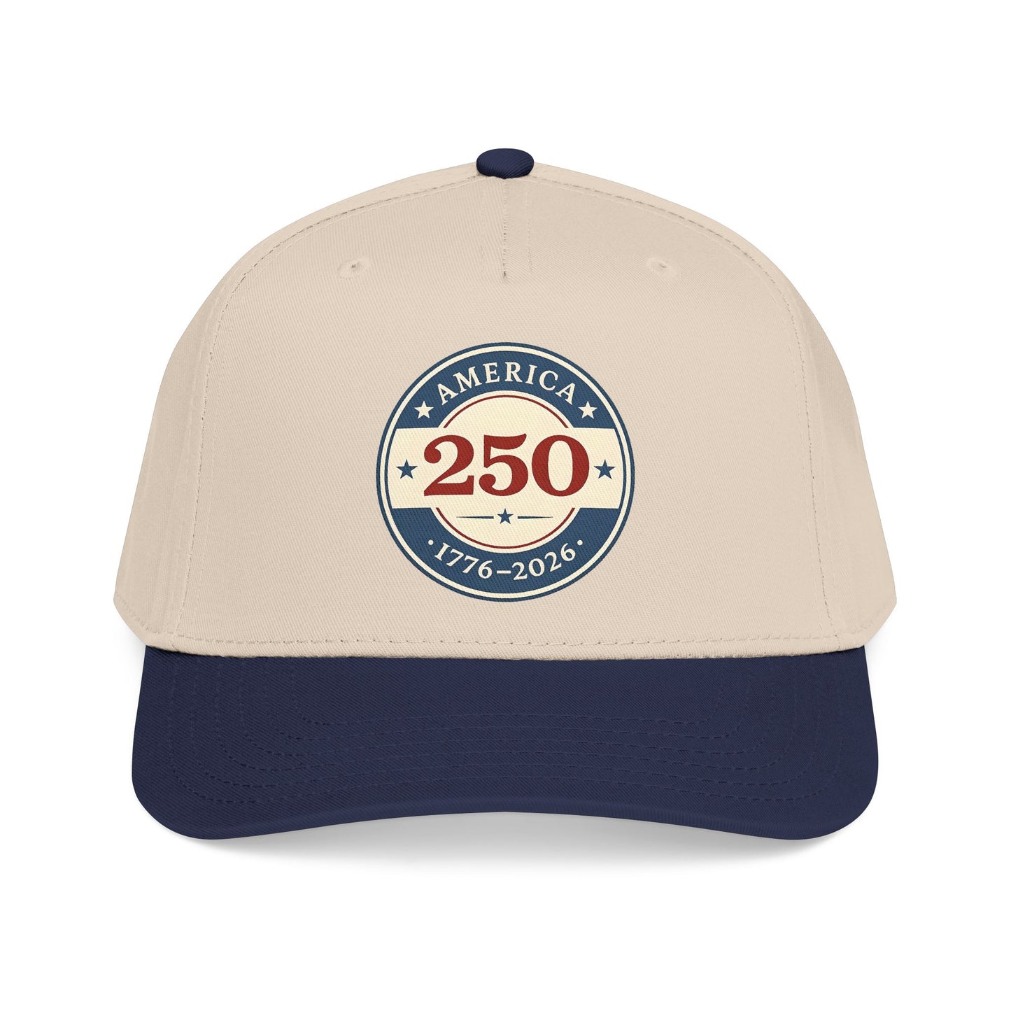 America 250 1776-2026 Patch Mid Profile Baseball Cap | 250th Anniversary Celebration