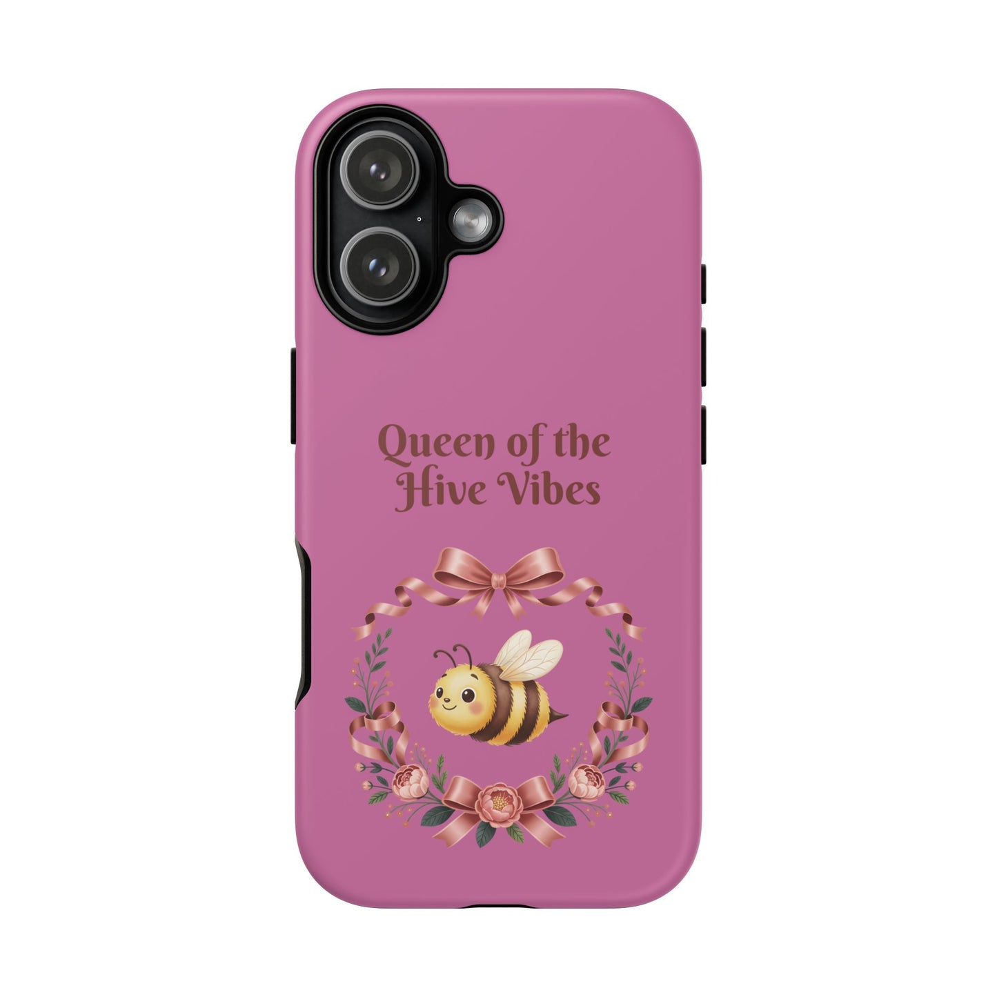 Queen of the Hive Bee Phone Case | Cute Floral Bee iPhone Case