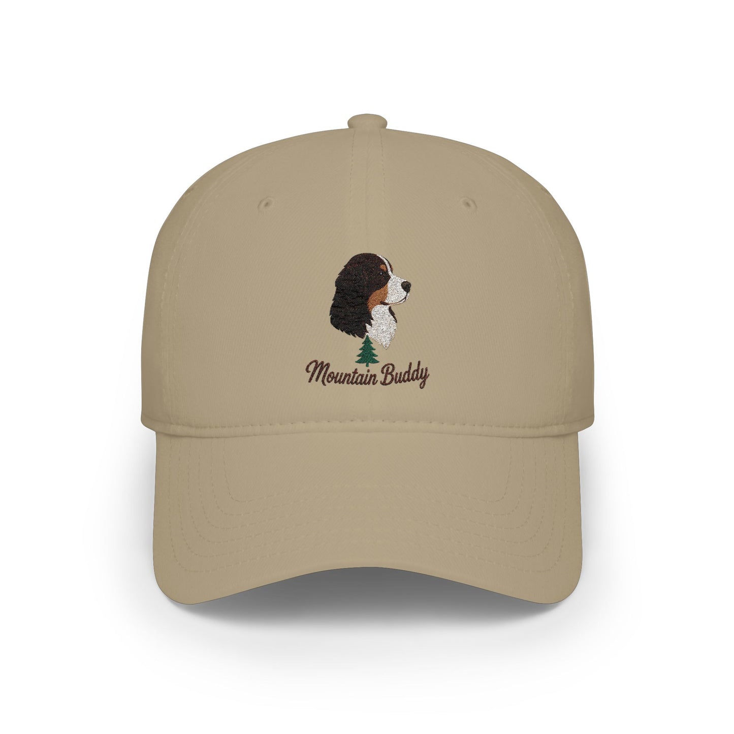 Bernese Mountain Dog Embroidered Cap | Low Profile Baseball Cap
