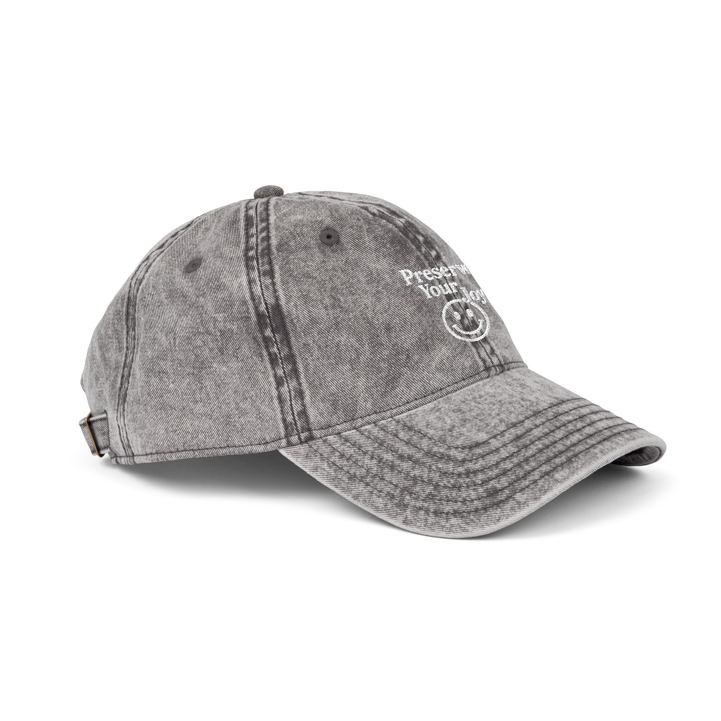 Embroidered Cap, Vintage Baseball Hat Protect Your Joy, Dad Hat, Retro Cap, Distressed Hat, Women's Cap, Gift for Him, Summer Hat