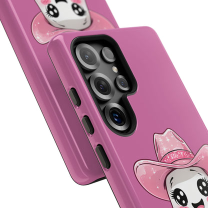 Cute Ghost Phone Case - Fun, Whimsical, Kawaii, Halloween, Gift Idea, Pink Ghost Design