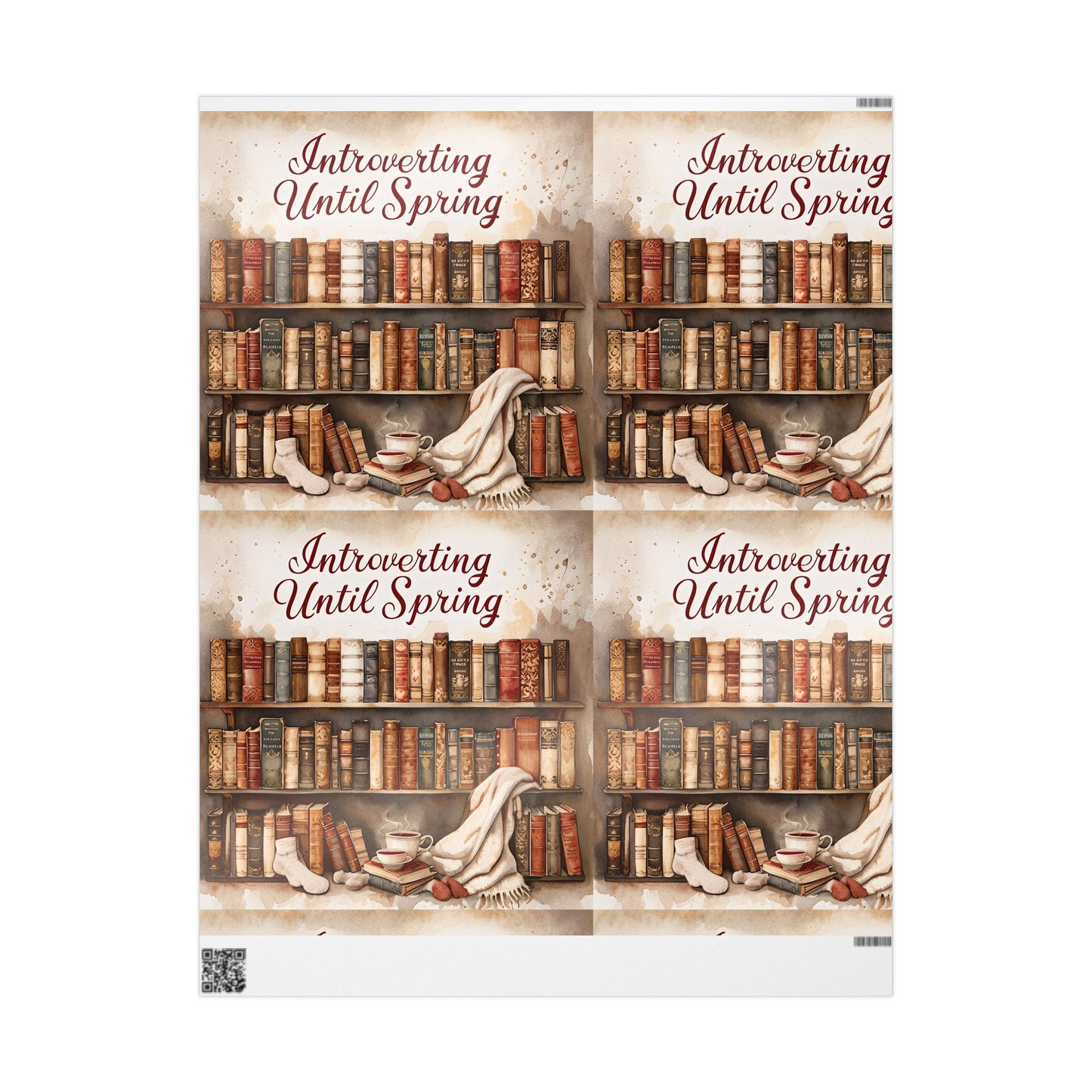 Charming Book-Themed Wrapping Paper, Ideal for Book Lovers, Gifts for Holidays, Birthdays, Literary Celebrations, Eco-Friendly Gift Wrap