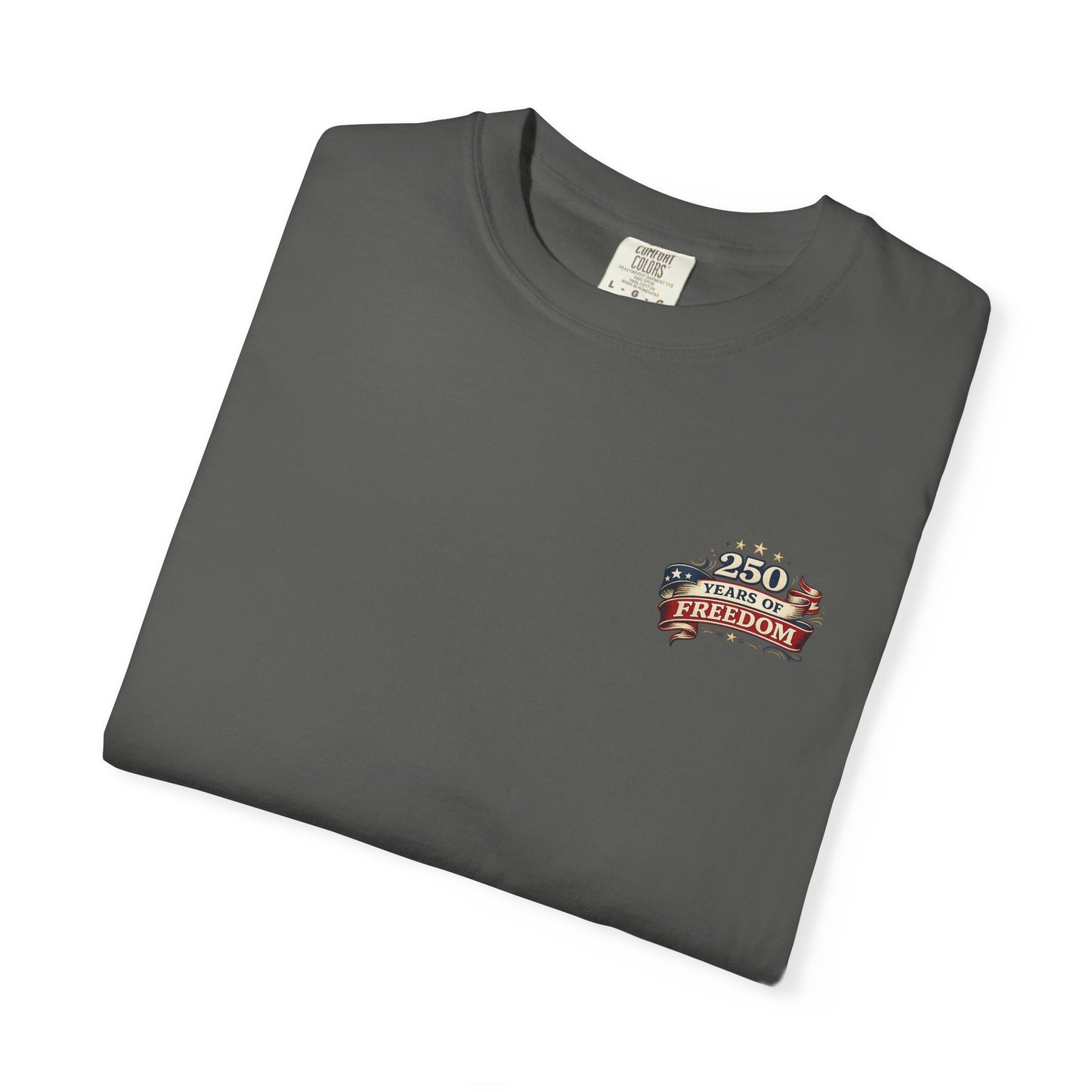 250 Years of Freedom T-shirt | American Flag Ribbon Patriotic Tee
