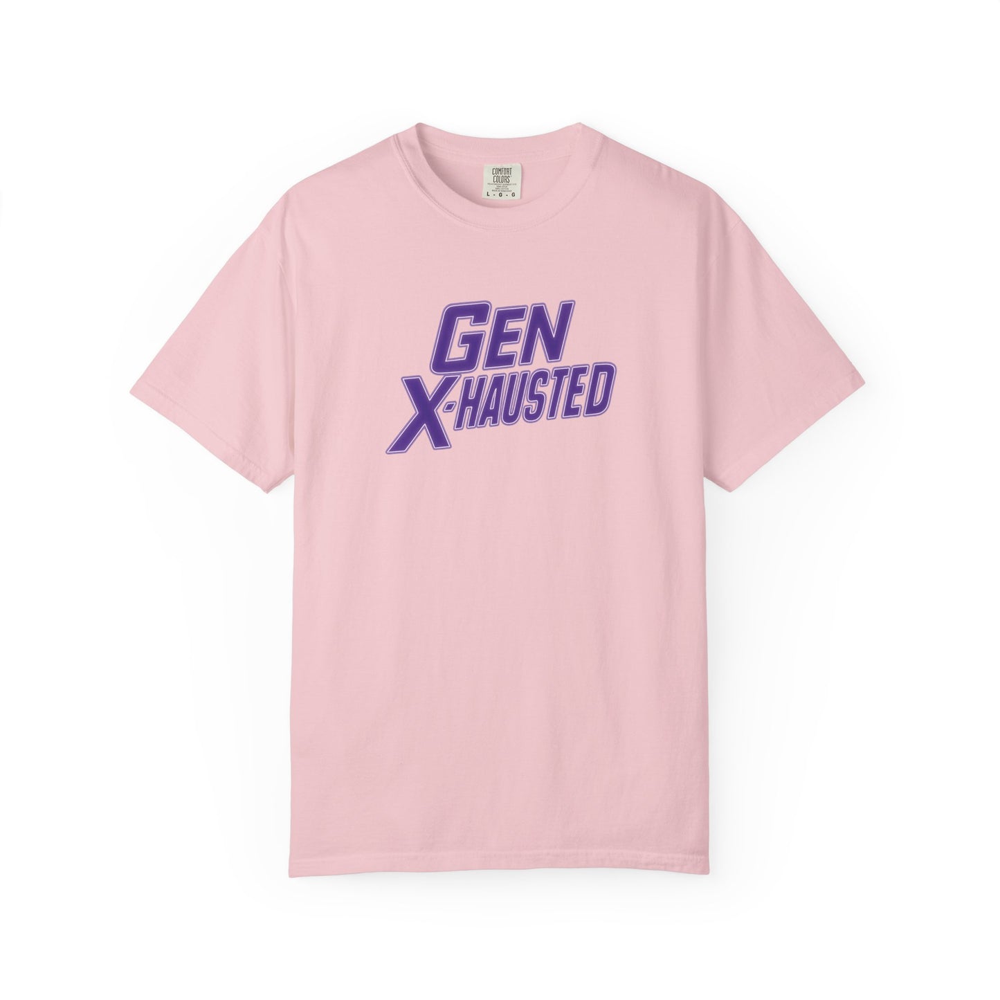 Gen X-Hausted Unisex T-shirt, Forgot Again Found Out Funny Tee, Gen X Humor Gift, Retro 80s 90s Shirt, Vintage Style Clothing