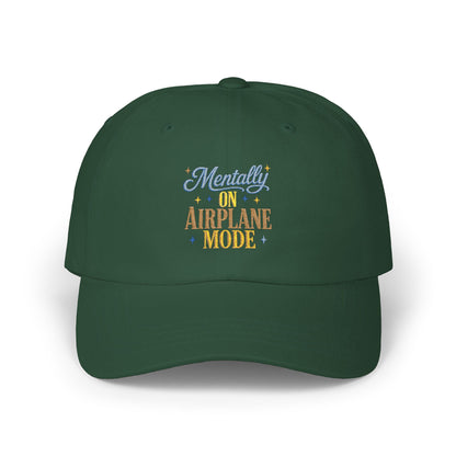 Mentally On Airplane Mode Dad Cap | Mental Health Humor
