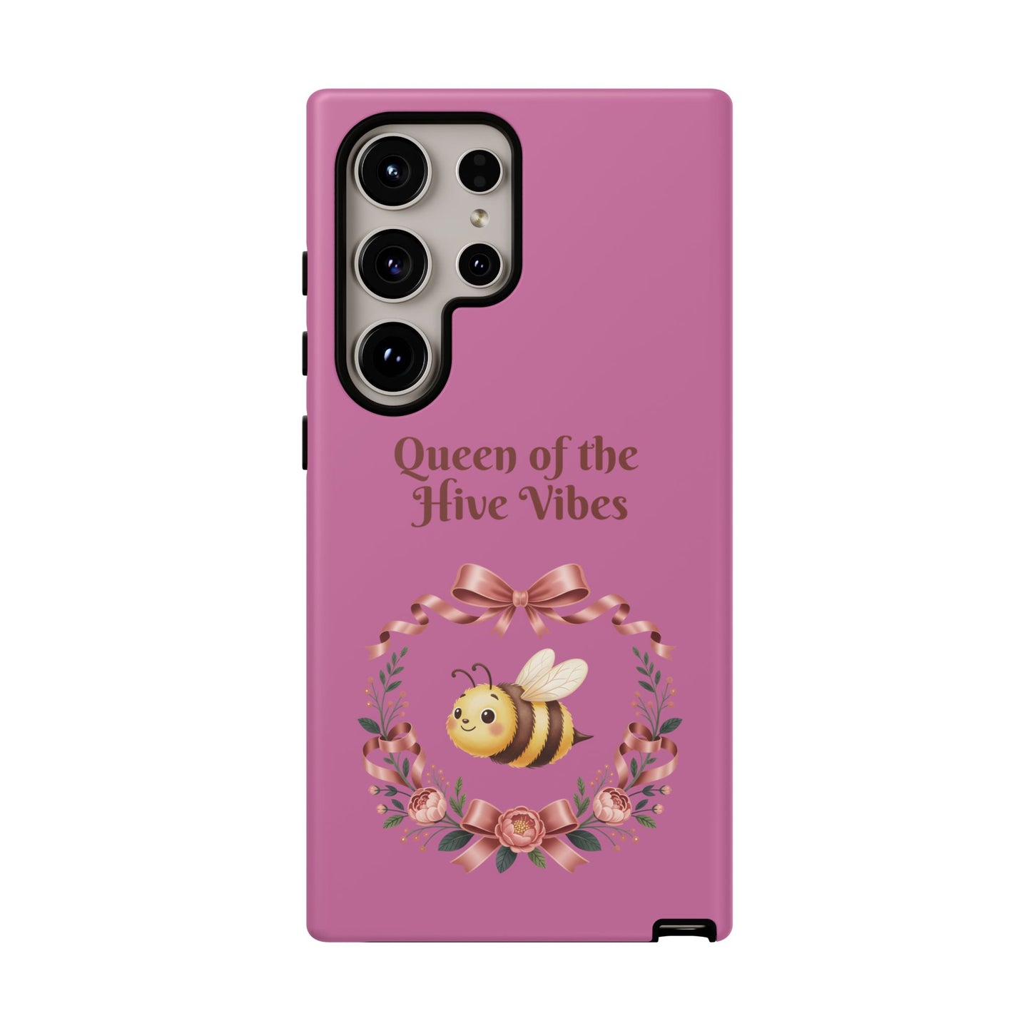 Queen of the Hive Bee Phone Case | Cute Floral Bee iPhone Case