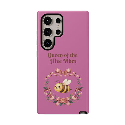 Queen of the Hive Bee Phone Case | Cute Floral Bee iPhone Case
