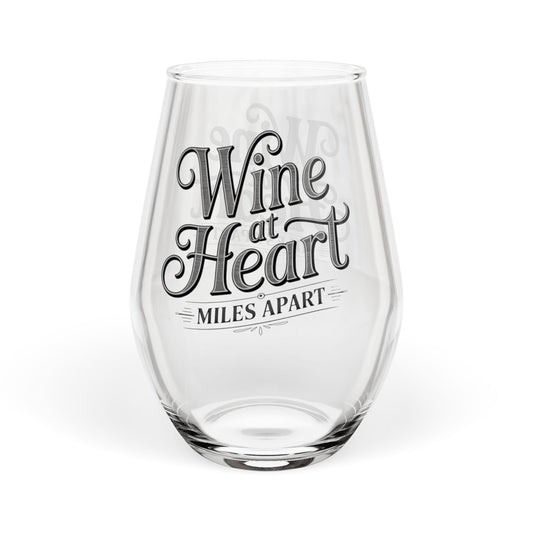 Wine at Heart Stemless Wine Glass | Best Friend Gift