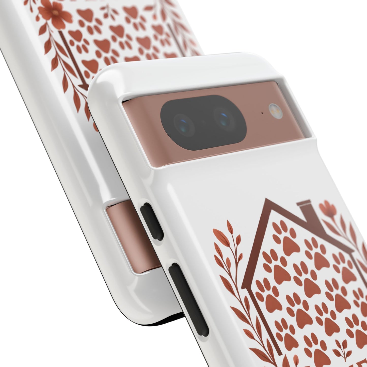 Cute Pet Phone Case, Home is Where the Paw Is, Animal Lover Gift, Phone Cover for Dog or Cat Owners