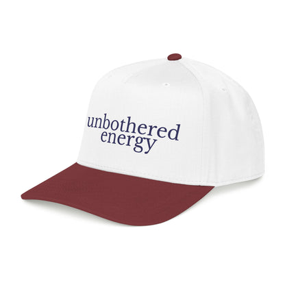 unbothered energy cap | mid profile baseball cap