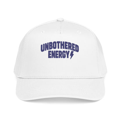 Unbothered Energy Mid Profile Baseball Cap | Embroidered Phrase