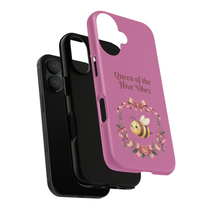 Queen of the Hive Bee Phone Case | Cute Floral Bee iPhone Case