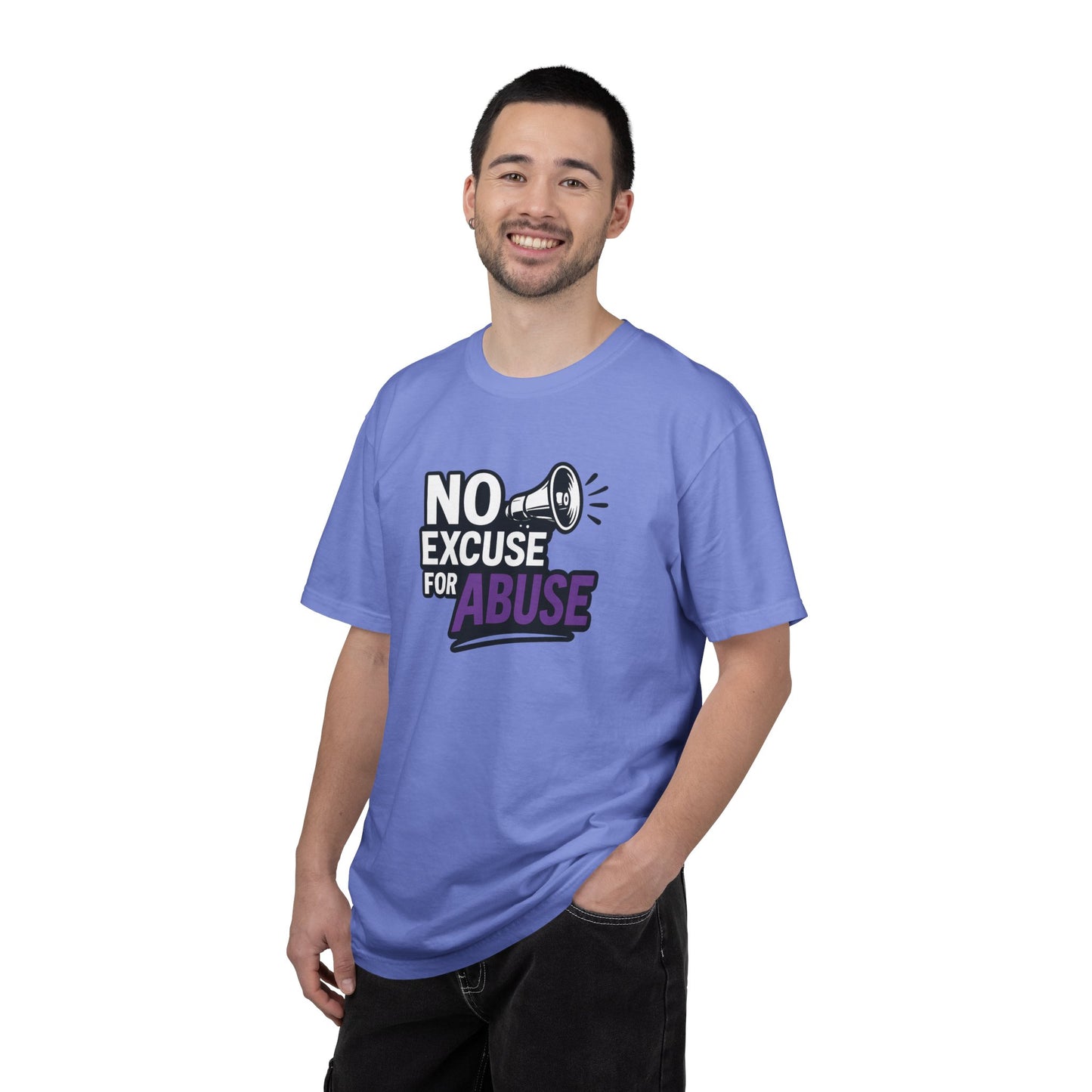 Empowering Unisex T-Shirt: No Excuse for Abuse, Awareness Shirt, Activism Tee, Gift for Supporters, Comfort Wear