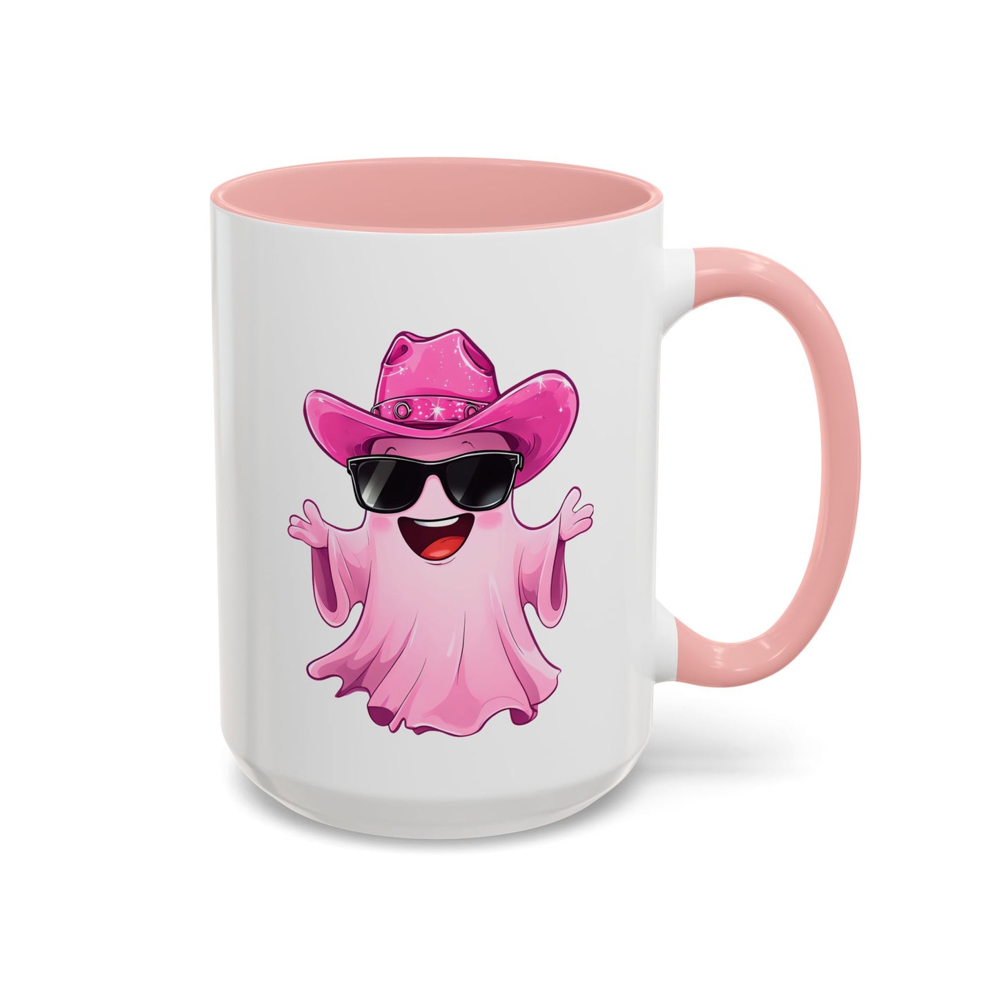 Playful Ghost Coffee Mug - Fun Halloween Drinkware, Cute Gift for Ghost Lovers, Perfect for Fall, Coffee Lovers, Halloween Decor