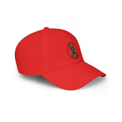 German Shepherd Logo Cap | Embroidered Dog Patch baseball cap