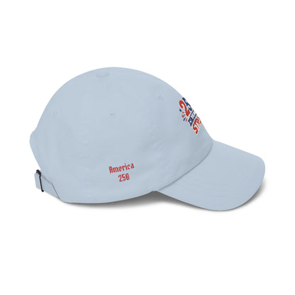 250 Years Strong 1776-2026 Dad Cap | America Anniversary