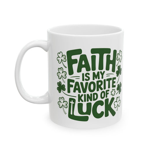 Lucky Shamrock Coffee Mug | St. Patrick's Day Clover Design