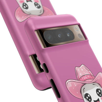 Cute Ghost Phone Case - Fun, Whimsical, Kawaii, Halloween, Gift Idea, Pink Ghost Design