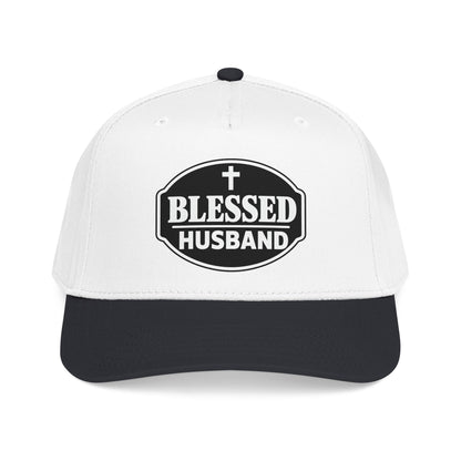 Blessed Husband Embroidered Hat Mid Profile Baseball Cap | Husband Dad Faith