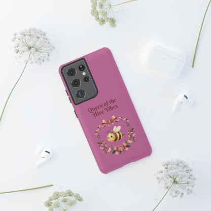 Queen of the Hive Bee Phone Case | Cute Floral Bee iPhone Case
