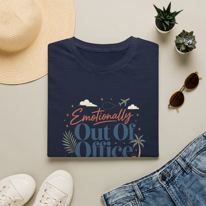 Emotionally Out Of Office T-Shirt | Vacation Palm Beach Design