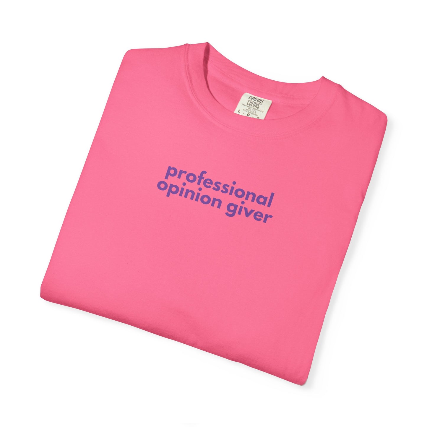 Professional Opinion Giver T-Shirt, Casual Tee, Unisex Top, Gift for Friends, Fun Tee, Everyday Wear, Humorous Apparel