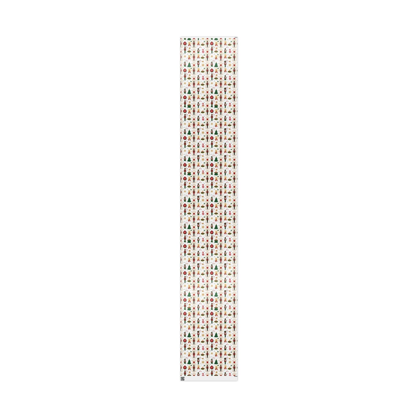 Nutcracker Pattern Wrapping Paper | Christmas Holiday Gift Wrap Roll