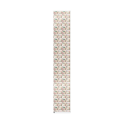 Nutcracker Pattern Wrapping Paper | Christmas Holiday Gift Wrap Roll