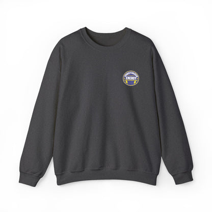 Unbothered Energy embroidered sweatshirt | Funny Slogan Crewneck