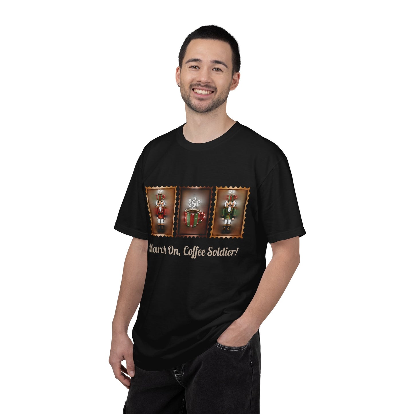 March On Coffee Soldier! T-shirt | Nutcracker Coffee Soldier Illustration