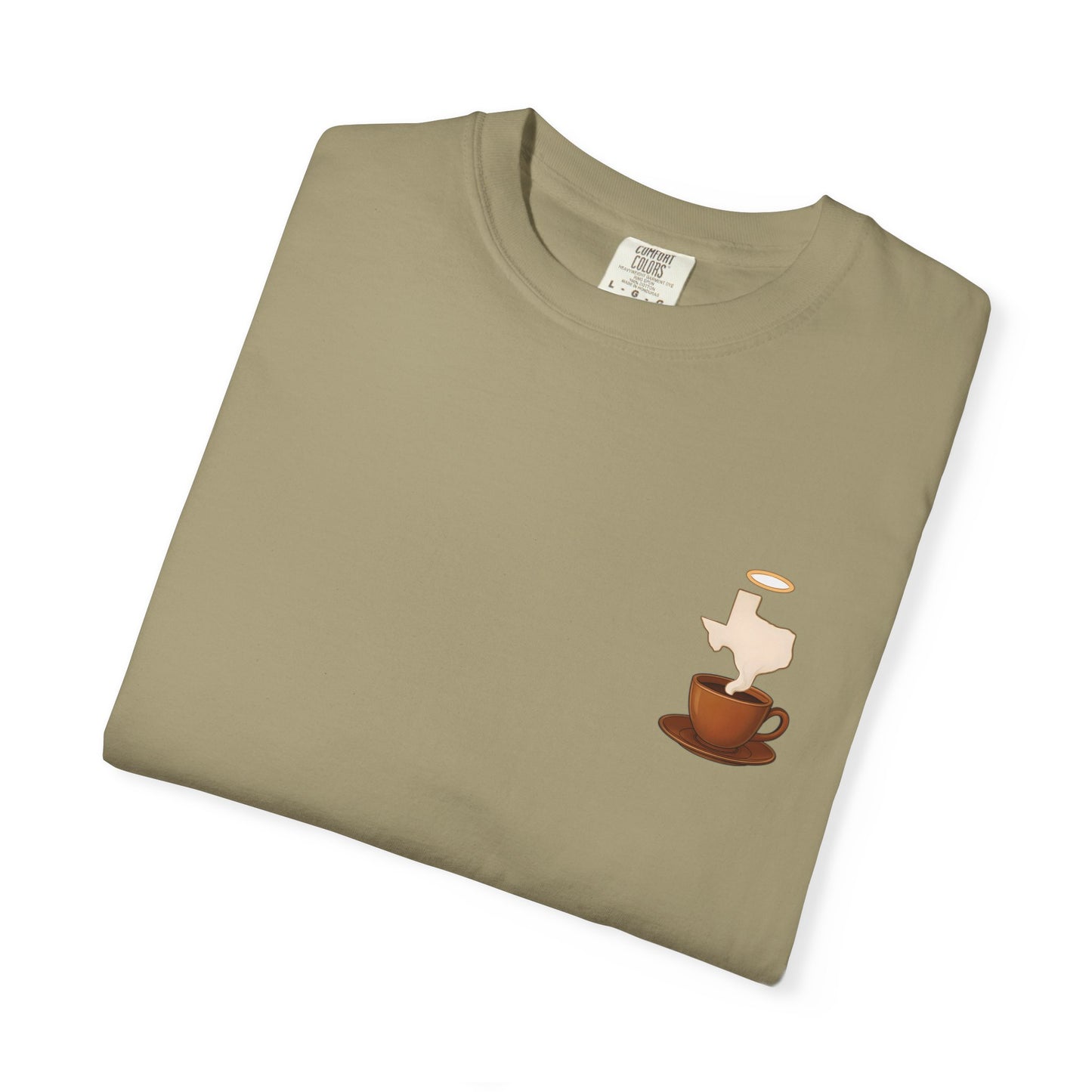 Blessings Brewed T-Shirt, Faith-Inspired Tee, Coffee Lover Gift, Texas Pride Apparel, Unisex Casual Wear