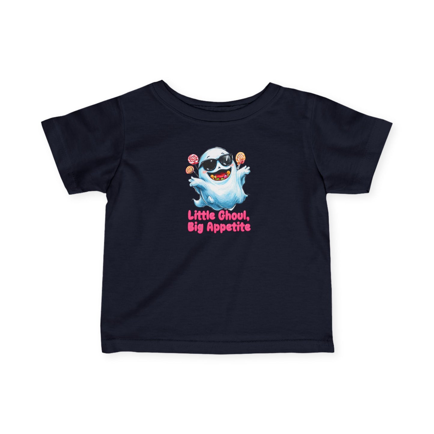 Adorable Halloween Infant T-Shirt, Little Ghoul Big Appetite Tee, Baby Halloween Costume, Cute Toddler Shirt, Spooky Fun Apparel, [...]