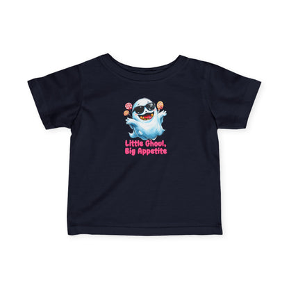 Adorable Halloween Infant T-Shirt, Little Ghoul Big Appetite Tee, Baby Halloween Costume, Cute Toddler Shirt, Spooky Fun Apparel, [...]
